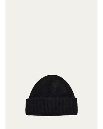 Fleurette Brushed Cashmere Beanie