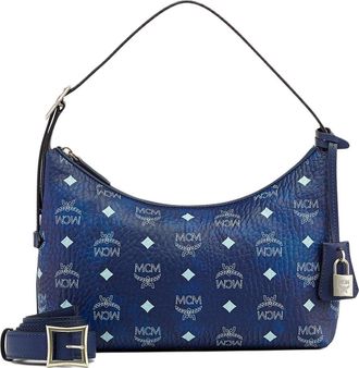 MCM Aren Hobo in Visetos in Blue at Nordstrom