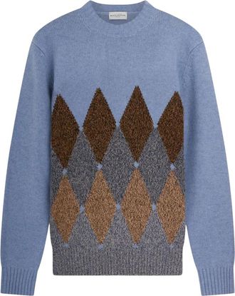 Ballantyne Pullover - Heren - Truien - Blauw - Maat: 2XL Denim