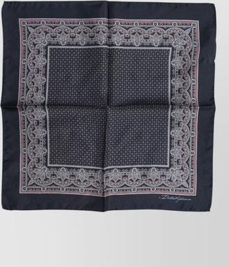 Dolce & Gabbana silk floral-print square scarf