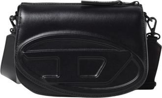 Diesel Cross Body Bags, male, Black, ONE SIZE, Stylish Crossbody Bag Zip Closure