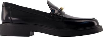 Tod's Gomma 20L Loafers - Dames - Loafers - Zwart - 38 EU - Leer - Schoenen