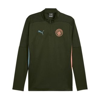 Puma Sportswear, male, Green, Size: XS Manchester City Training Top 2024/2025