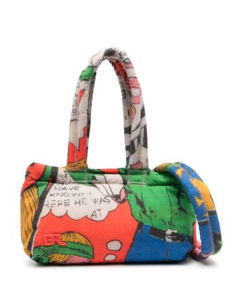ERL unisex Comic Mini Puffer Bag geweven