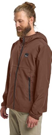 Jack Wolfskin Funktionsjacke JACK WOLFSKIN TERRACADE JKT M, Herren, Gr. XXXL (60), braun (schwarz, rust), Oberstoff 100% POLYESTER, Jacken Funktionsjacke