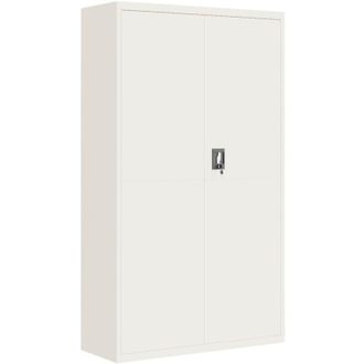 vidaXL File Cabinet White 105x40x180 cm Steel vidaXL