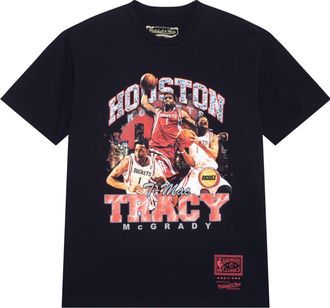 Mitchell & Ness x NBA Houston Rockets Bling Concert Player T-Shirt Tracy McGrady SS23JYCHR-01-BLACK