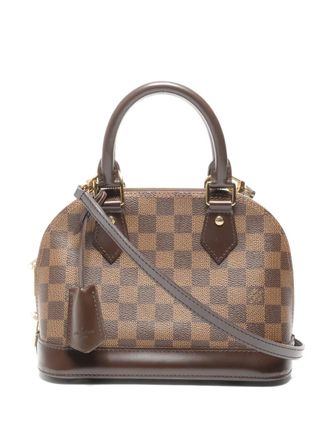 Louis Vuitton 2014 BB Alma check tote bag - Bruin