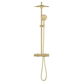 GROHE Rainshower SmartActive 310 opbouw regendoucheset - thermostatisch - &Oslash;31 cm hoofddouche - cool sunrise geborsteld