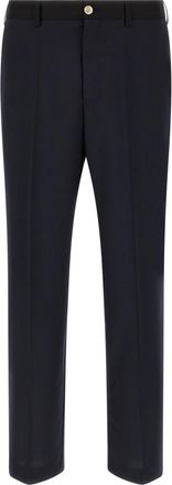 Marni Blue Straight Flat Front Pants