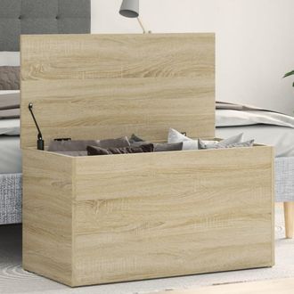 vidaXL Cassapanca Rovere Sonoma 84x42x46 Cm In Legno Ingegnerizzato - Vidaxl