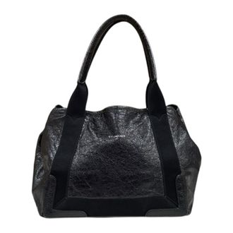 Balenciaga Black Leather Tote Bag (Pre-Owned)