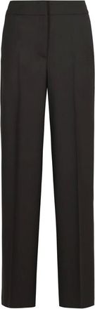 PESERICO Broeken, Dames, Zwart, XS, Katoen, Rechte katoenen broek