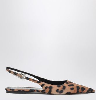 PARIS TEXAS Leopard print low slingback Jessica
