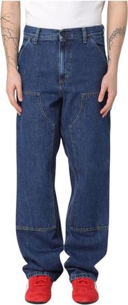 Carhartt Work in Progress Heren, Jeans, Blauw, Maat: W28 Katoen