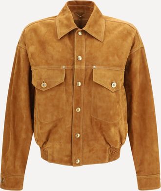 Versace Giacca con bottoni in pelle Man 50