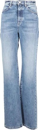 Icon Denim Los Angeles Comfortabele Casual Jeans - Dames - Flared Jeans - Blauw - W25 - Katoen - Jeans