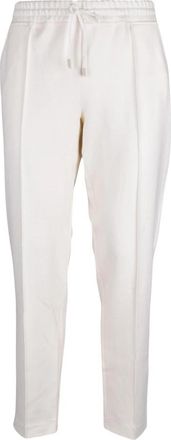 Eleventy Tuta in panno - Heren - Sweatpants - Wit - XL - Wol - Broeken