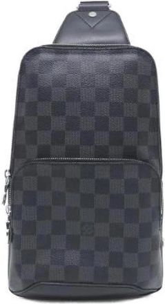 Louis Vuitton Pre-owned Avenue Damier Graphite Schoudertas - unisex - Vintage Schoudertas - Zwart - ONE Size - Vintage