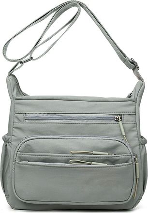 Generic Womens Shoulder Bag, Waterproof Messenger Bag, Fashionable Storage Bag, Suitable for Shopping, Dating, Dinner and Party (Gray,25 * 12 * 23cm/9.8 * 4.7