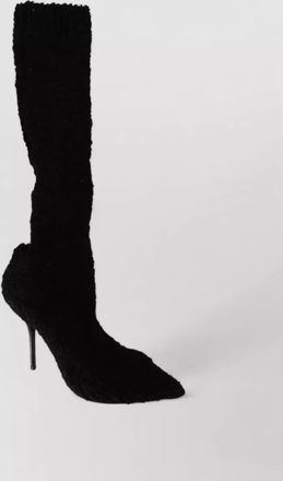 Dolce & Gabbana shearling knee-high boots