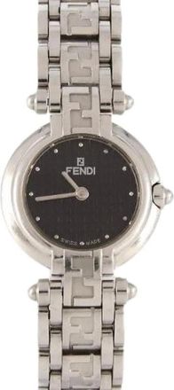 Fendi Pre-owned Stainless Steel Quartz 750L - - Pre-owned - Donna - Nero - ONE SIZE