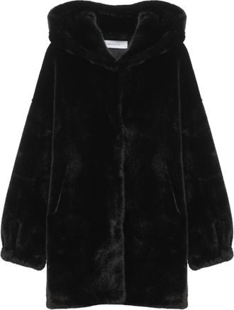 Bully Giacca con Cappuccio in Eco-pelliccia - - Jackets - Donna - Nero - S