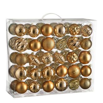 house of seasons Bola de navidad unbreakable baubles koper h7xb7xl7cm