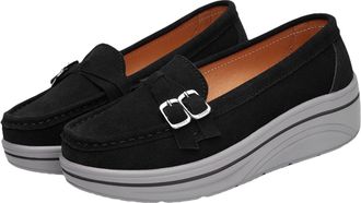 Generic Running Shoes Womens Womens Trainers Wide Fit Work Safety Shoes Non Slip Waterproof Ideal Nursing Hospitality Standing All Day Durable Leather Orthope