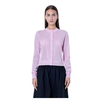 Cecilie Bahnsen C&aacute;rdigan de punto Pretty Bow - Knitwear - Mujer - Rosa - M