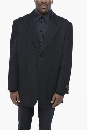 Dunst Oversize-Fit Wool-Blend Jacket size Xl