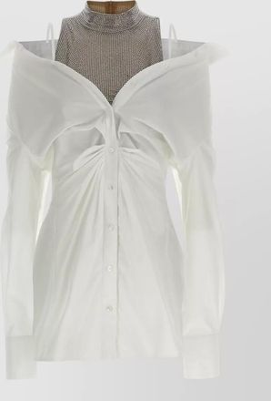 Giuseppe Di Morabito cotton shirt mini dress