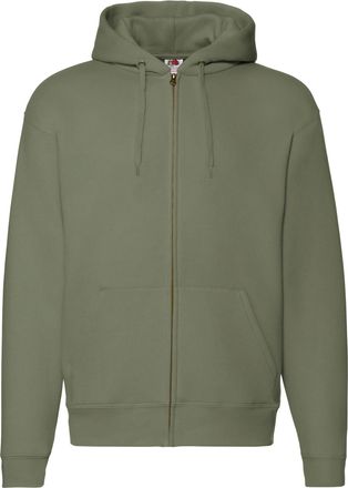 Fruit Of The Loom Fruit of the Loom Premium capuchonjas voor volwassenen (Klassieke Olijf)