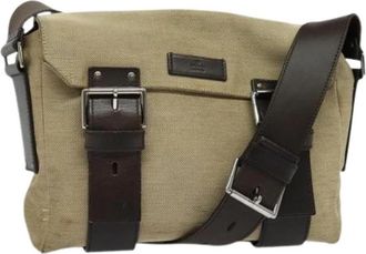 Gucci Pre-owned Cross Body Bag - Dames - Vintage Schoudertas - Beige - ONE Size - Vintage