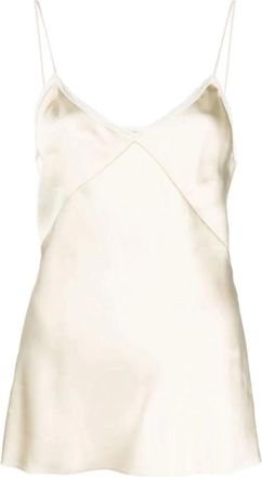 N&deg;21 Zijden kanten Cami Top - Dames - Tops zonder mouwen - Wit - S - Tops
