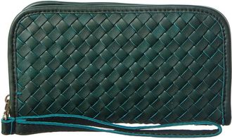 Persaman New York Sabrina Hand Woven Leather Wallet