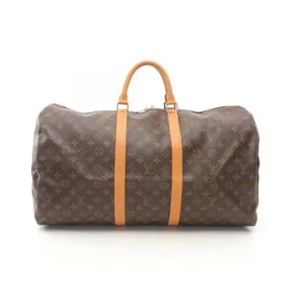 Louis Vuitton Vintage, unisex, Bruin, ONE Size, Pre-owned Weekendtas