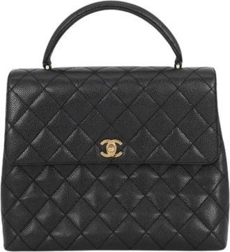 Chanel Pre-owned Vintage Handbag - Dames - Vintage Handtas - Zwart - ONE Size - Vintage