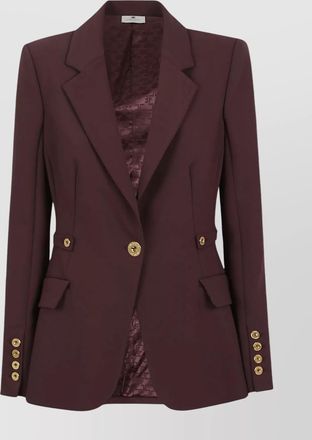 Elisabetta Franchi jewel strap blazer