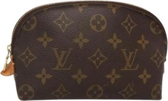 Louis Vuitton Pre-owned Canvas Pouch - Dames - Vintage Clutch - Bruin - ONE Size - Vintage