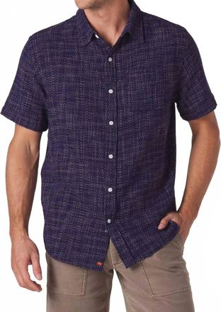 The Normal Brand Freshwater Short Sleeve Polo In Ocean