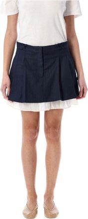 The Garment Dames, Rokken, Blauw, Maat: XS Denim