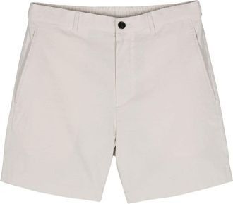 Theory Curtis mid-rise chino shorts - men - Viscose/Spandex/Elastane/Polyester/Spandex/Elastane/Linen/Flax - 31 - Neutrals