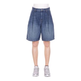 Carhartt Work in Progress Denim Shorts - Dames - Denim shorts - Blauw - XS - Denim - Korte Broeken