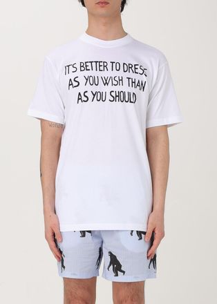 Moschino T-shirt in cotone con slogan Moschino Couture