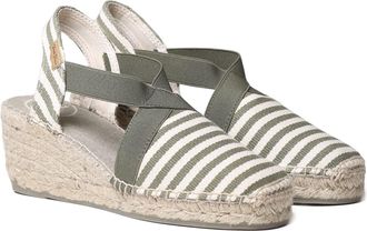 Toni Pons Womens Espadrille in Cotton Fabric - Terra - Khaki, 7 UK - 40 EU