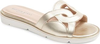 Patricia Green Boca Sandal in Gold Leather at Nordstrom, Size 10