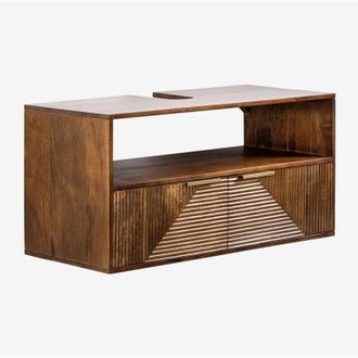 Sklum Set di mobili da bagno in legno di mango Baty SKLUM