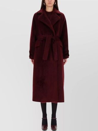 Max Mara long coat with belt and pockets