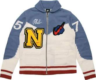 Nike Zipper Knit Asia Sizing Blue White BV4616-110